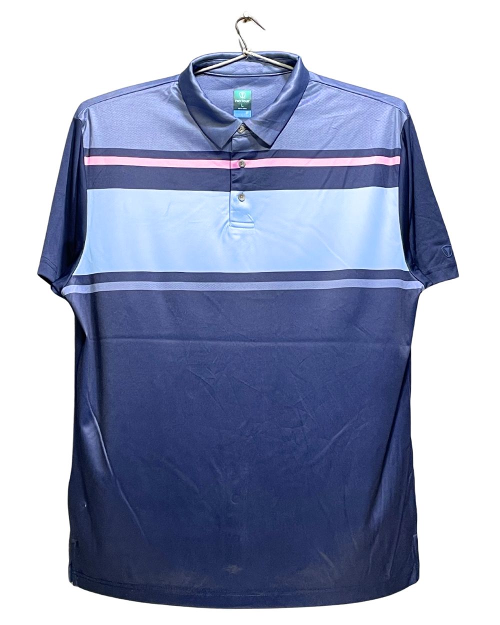 Pro Tour Blue Sport Polo T Shirt For Men L | Preloved Labels
