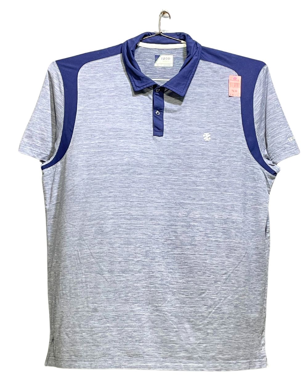 Izod Gray Sport Polo T Shirt For Men XL | Preloved Labels