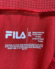 Fila Red Sport Vest Polo T Shirt For Men XL | Preloved Labels