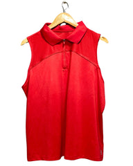 Fila Red Sport Vest Polo T Shirt For Men XL | Preloved Labels