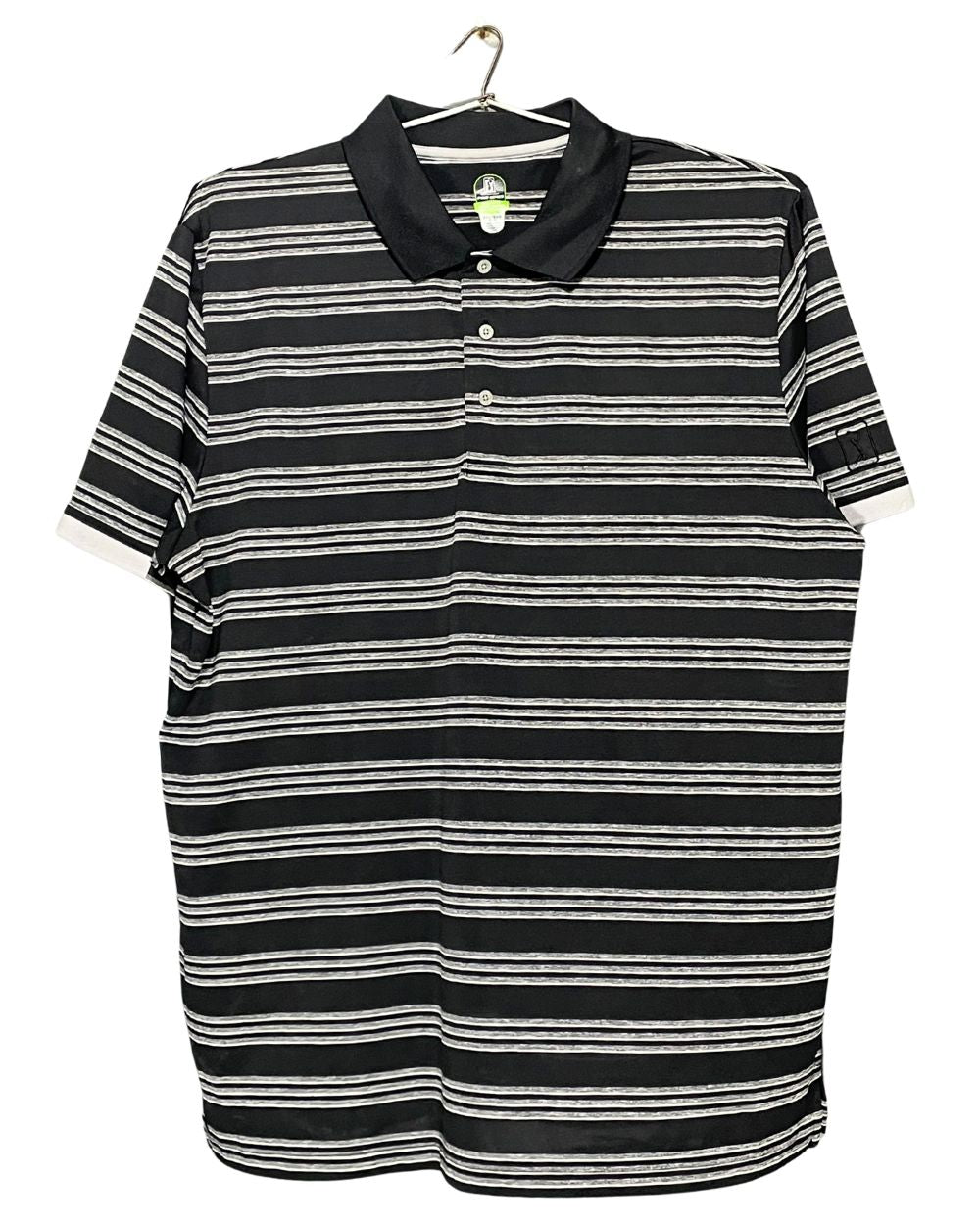 PGA Tour Black Sport Polo T Shirt For Men XXL | Preloved Labels