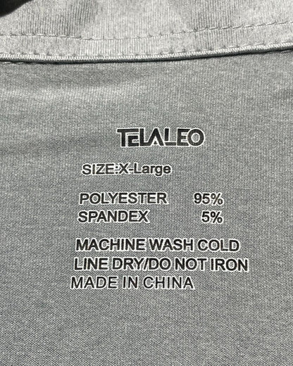 Telaleo Gray Sport Polo T Shirt For Men XL | Preloved Labels