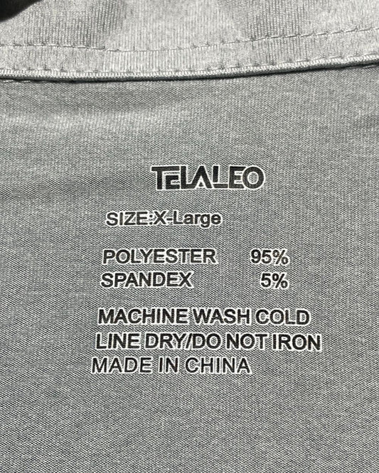 Telaleo Gray Sport Polo T Shirt For Men XL | Preloved Labels