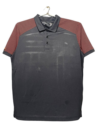 Antigua Black Sport Polo T Shirt For Men L | Preloved Labels