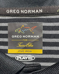 Greg Norman Black Sport Polo T Shirt For Men S | Preloved Labels