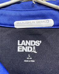 Land's End Blue Sport Polo T Shirt For Men L | Preloved Labels