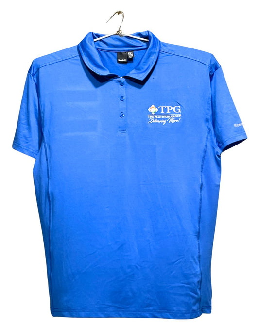 Reebok Blue Sport Polo T Shirt For Men XL | Preloved Labels