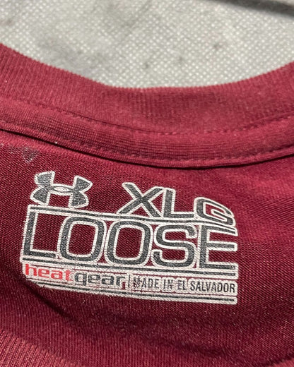 Under Armour Maroon Vest Sports T Shirt For Men XL | Preloved Labels