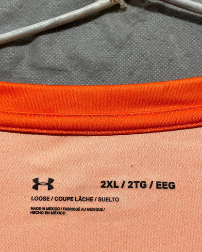Under Armour Orange Sports T Shirt For Men XXL | Preloved Labels