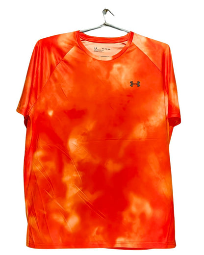 Under Armour Orange Sports T Shirt For Men XXL | Preloved Labels