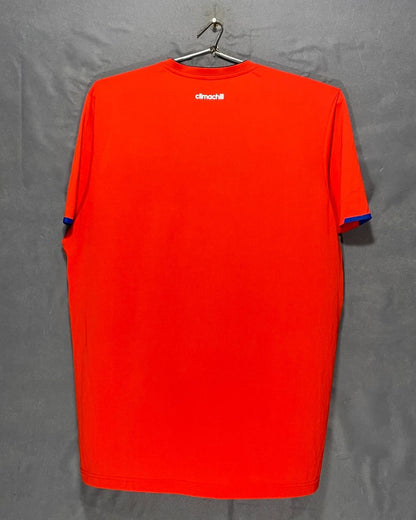 Adidas Orange Sports T Shirt For Men XL | Preloved Labels