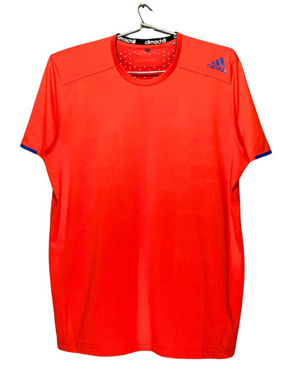 Adidas Orange Sports T Shirt For Men XL | Preloved Labels