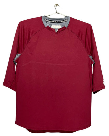 Adidas Maroon Sports T Shirt For Men L | Preloved Labels