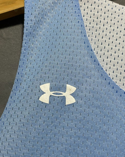 Under Armour Blue Vest Sports T Shirt 2 in 1 For Men S | Preloved Labels