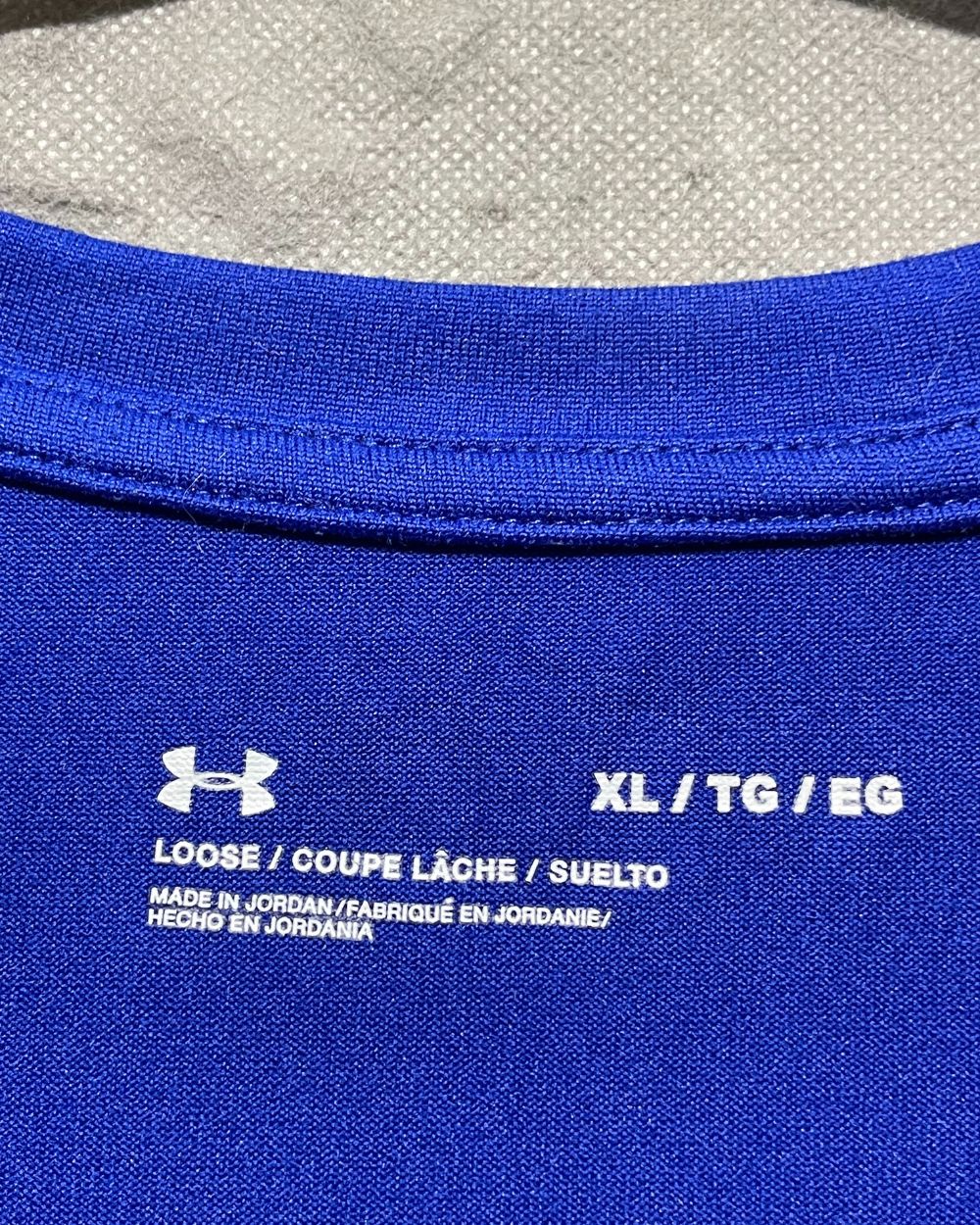 Under Armour Blue Sports T Shirt For Men XL | Preloved Labels