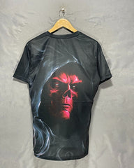 3D Print Black Sports T Shirt For Men M | Preloved Labels