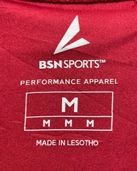 BSN Sport Red Sports T Shirt For Men M | Preloved Labels