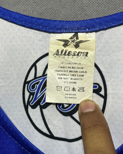 Alleson Blue Vest Sports T Shirt For Men M | Preloved Labels