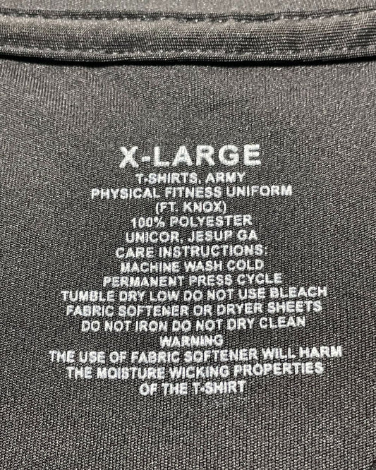 U.S. Army Black Sports T Shirt For Men XXL | Preloved Labels