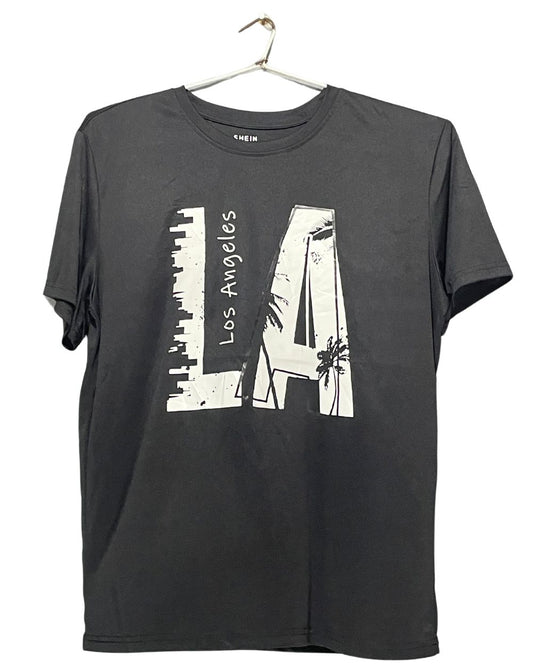SHEIN Black Sports T Shirt For Men XL | Preloved Labels