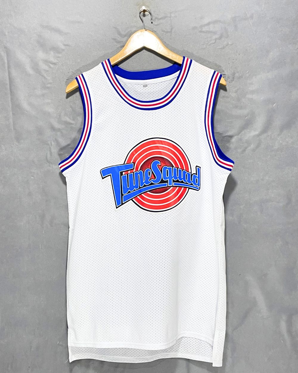 Tune Squad White Vest Sports T Shirt For Men L | Preloved Labels