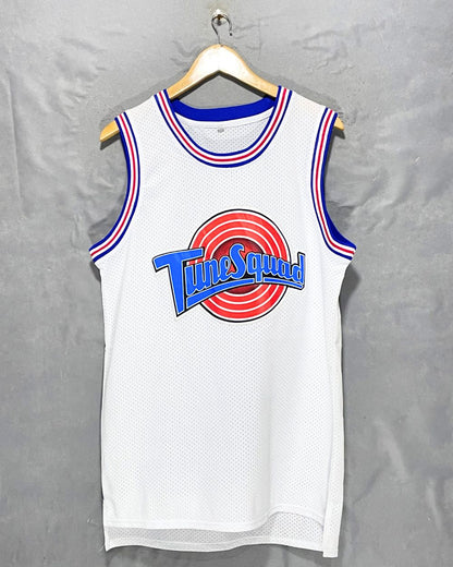 Tune Squad White Vest Sports T Shirt For Men L | Preloved Labels