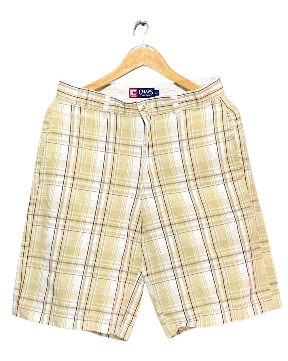 Chaps Cream Cotton Short For Men L | Preloved Labels