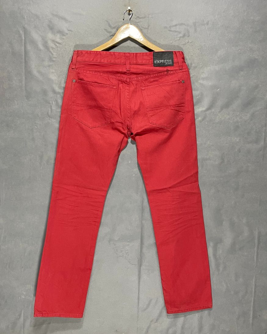 Express Red Jeans For Men M | Preloved Labels
