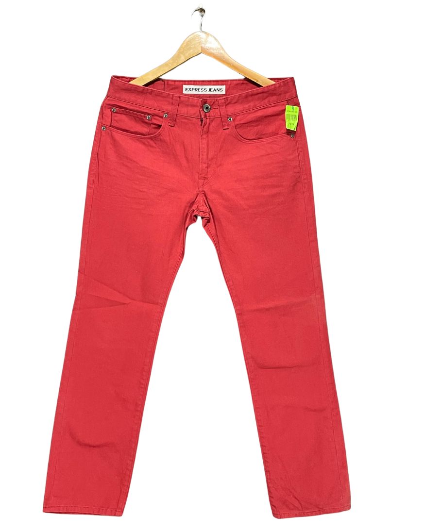 Express Red Jeans For Men M | Preloved Labels