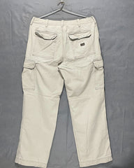 Abercrombie & Fitch Cream Cotton For Men Cargo Pant XL | Preloved Labels