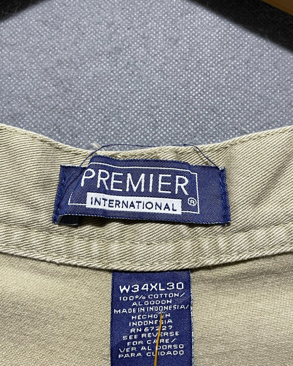 Premier Khaki Cotton For Men Cargo Pant L | Preloved Labels
