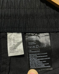H&M Black Cotton For Men Cargo Pant M | Preloved Labels