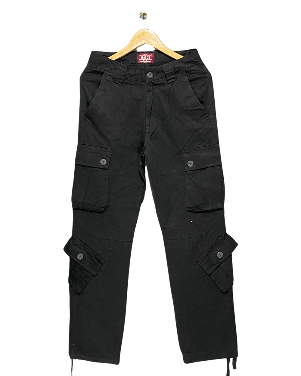 Match Black Cotton For Men Cargo Pant S | Preloved Labels