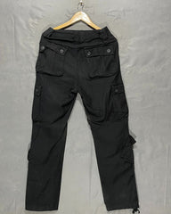 Matchstick Black Cotton For Men Cargo Pant XS | Preloved Labels