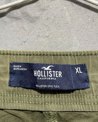 Hollister Green Cotton For Men Cargo Pant XL | Preloved Labels