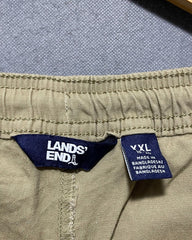 Land's End Khaki Cotton For Men Cargo Pant M | Preloved Labels