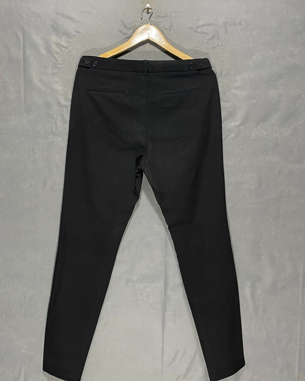 H&M Black Cotton Dress Pant For Men L | Preloved Labels