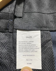 Savane Blue Cotton Dress Pant For Men L | Preloved Labels