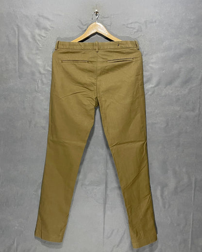 H&M Brown Cotton Dress Pant For Men M | Preloved Labels