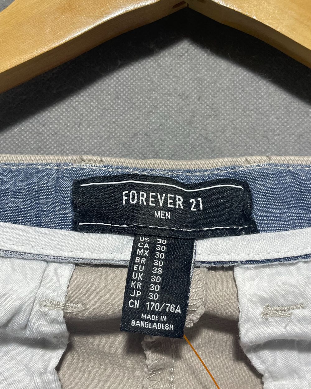 Forever 21 Cream Cotton Dress Pant For Men S | Preloved Labels