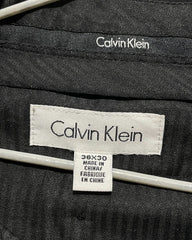 Calvin Klein Black Cotton Dress Pant For Men XL | Preloved Labels