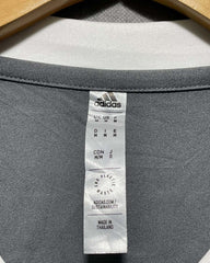 Adidas Gray Sports T Shirt For Men Medium | Preloved Labels