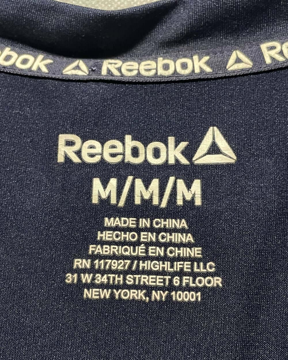 Reebok Blue Sports T Shirt For Men L | Preloved Labels