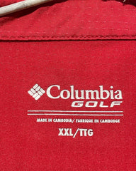 Columbia Red Sport Polo T Shirt For Men 3X Large | Preloved Labels