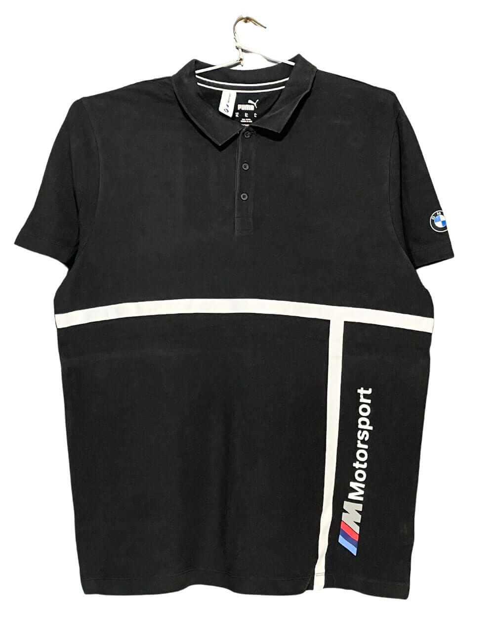 Puma Black Cotton Polo T Shirt For Men X Large | Preloved Labels