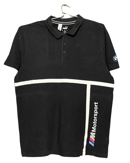 Puma Black Cotton Polo T Shirt For Men X Large | Preloved Labels