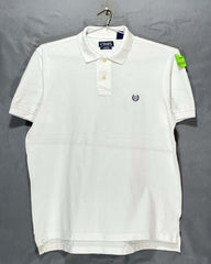 Chaps White Cotton Polo T Shirt For Men X Large | Preloved Labels