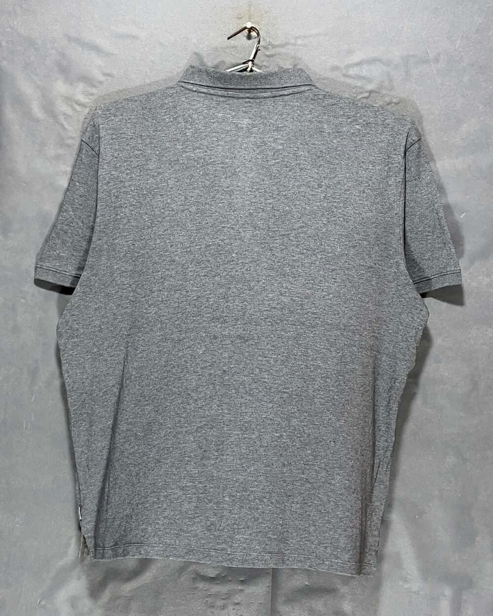 Calvin Klein Gray Cotton Polo T Shirt For Men XX Large | Preloved Labels