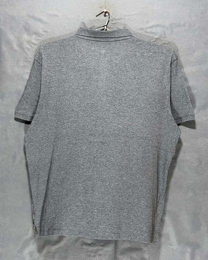 Calvin Klein Gray Cotton Polo T Shirt For Men XX Large | Preloved Labels