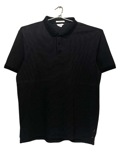 Calvin Klein Black Cotton Polo T Shirt For Men L | Preloved Labels